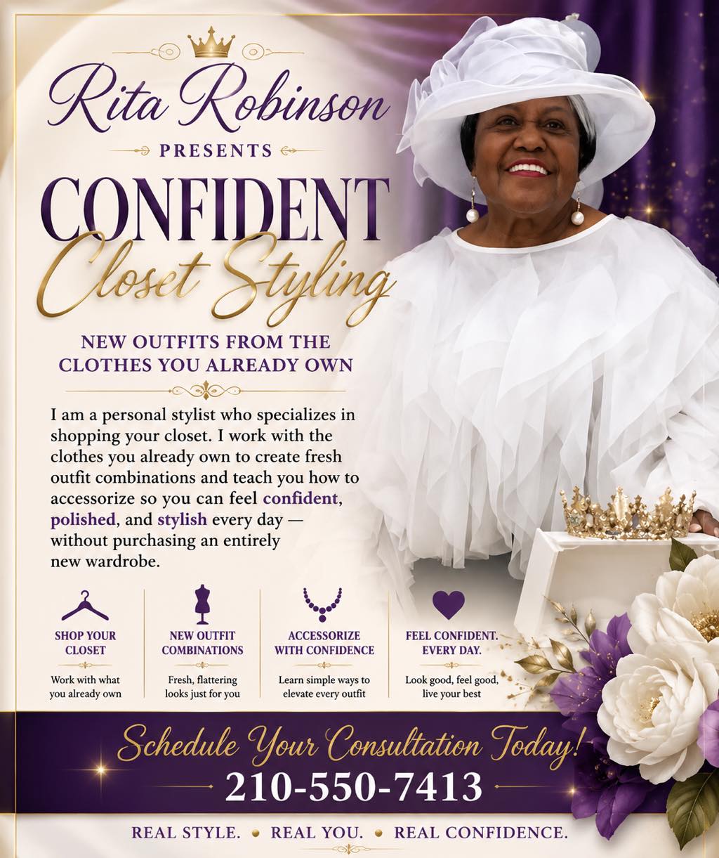Rita Robinson Confident Closet Styling